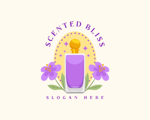 Floral Scent Perfume logo design