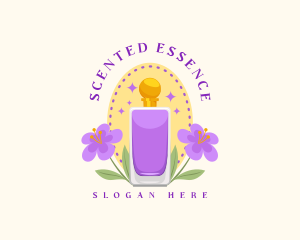 Floral Scent Perfume logo design
