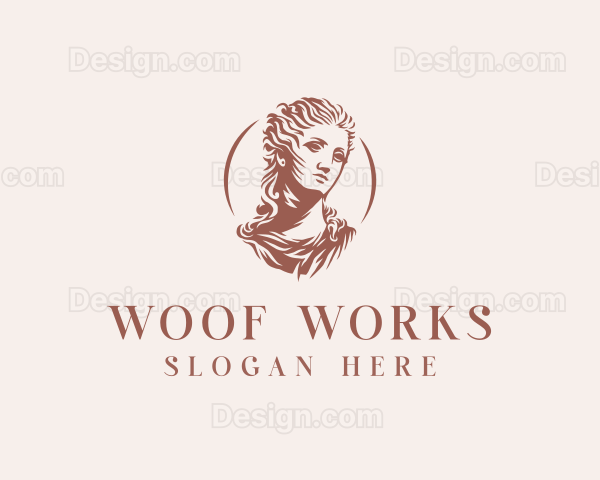 Venus Goddess Woman Logo