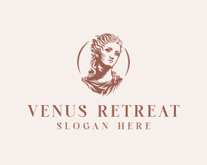 Venus Goddess Woman logo design