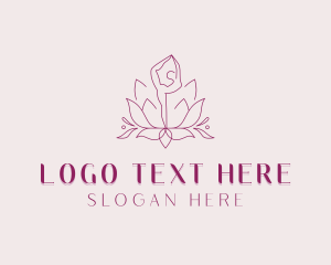 Yoga Lotus Zen logo