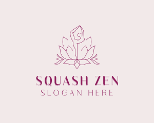 Yoga Lotus Zen logo design