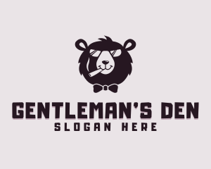 Cigar Bear Sunglass Bowtie logo design