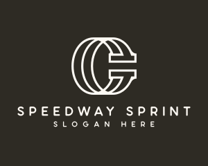 Creative Corporate Stripe Letter G Logo