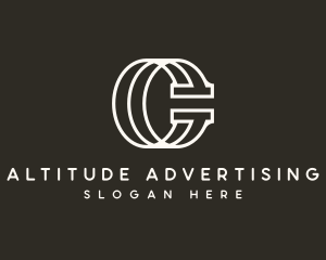 Creative Corporate Stripe Letter G logo design