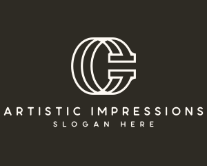 Creative Corporate Stripe Letter G logo design