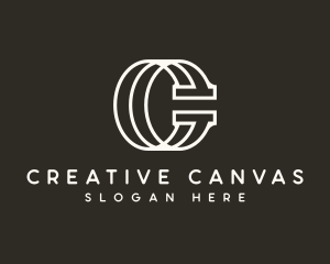 Creative Corporate Stripe Letter G logo design