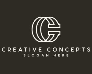 Creative Corporate Stripe Letter G logo design