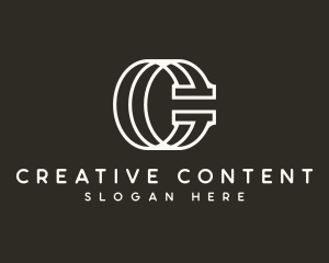 Creative Corporate Stripe Letter G logo design