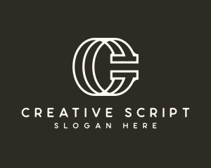 Creative Corporate Stripe Letter G logo design