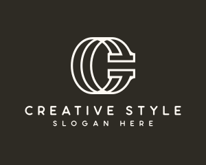 Creative Corporate Stripe Letter G logo design