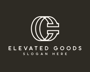 Creative Corporate Stripe Letter G logo design