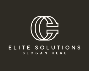 Creative Corporate Stripe Letter G logo