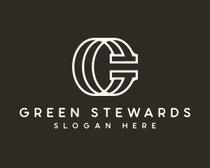 Creative Corporate Stripe Letter G logo design