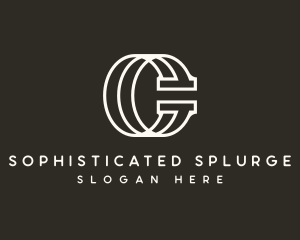 Creative Corporate Stripe Letter G logo design