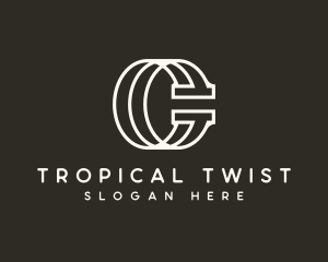 Creative Corporate Stripe Letter G logo design