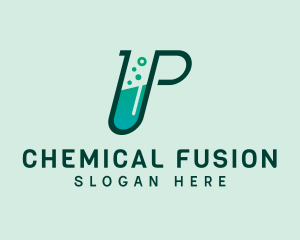 Chemistry Tube Letter P logo