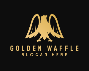 Golden Deluxe Eagle logo design