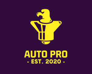Yellow Audio Bird logo