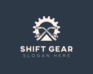 Welding Torch Gear Fabrication logo design