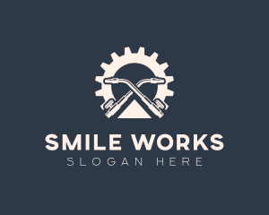 Welding Torch Gear Fabrication logo design