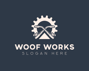 Welding Torch Gear Fabrication logo design