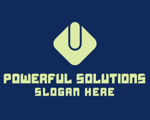 Digital Power Button  logo design