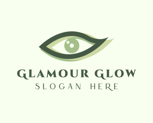 Green Eye Makeup logo design