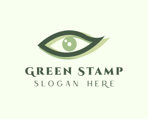 Green Eye Makeup logo design