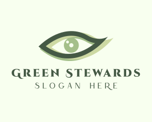 Green Eye Makeup logo design