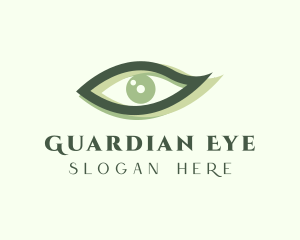 Green Eye Makeup logo design