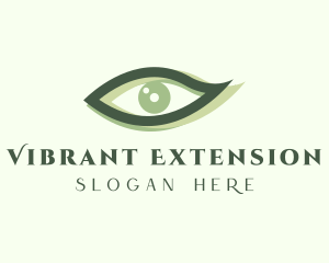 Green Eye Makeup logo design