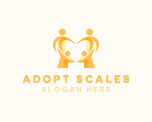 Orphanage Adoption Childcare  logo design