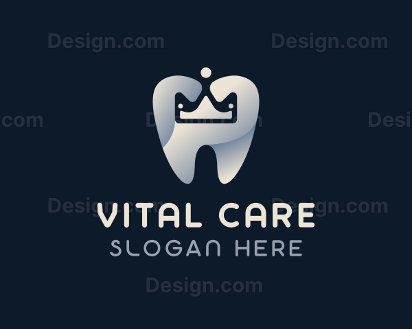 Crown Tooth Dental Logo