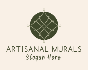 Green Woven Thread logo design