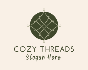 Green Woven Thread logo design