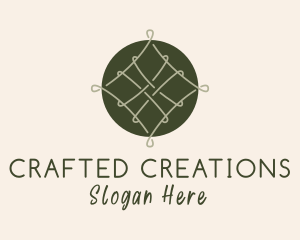 Green Woven Thread logo design