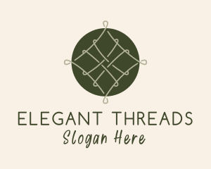 Green Woven Thread logo design