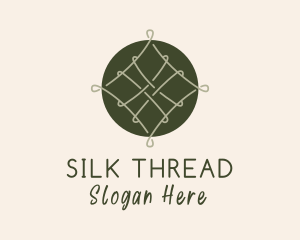 Green Woven Thread logo design