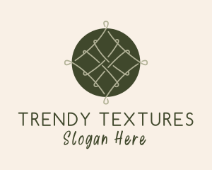 Green Woven Thread logo design