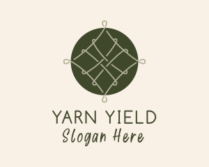 Green Woven Thread logo design