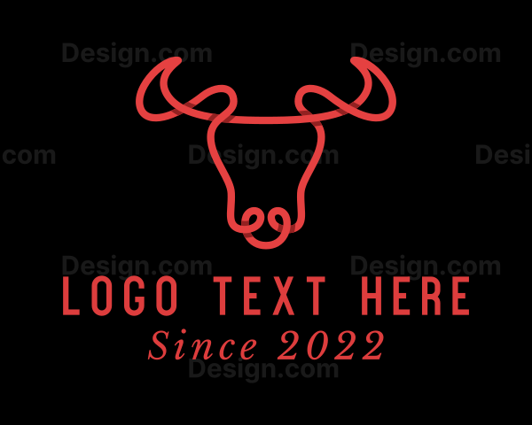Bull Animal Ranch Logo