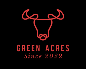 Bull Animal Ranch  logo design
