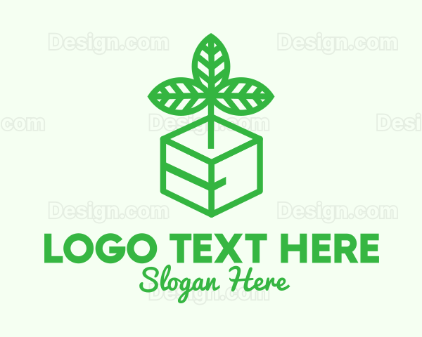 Green Plant Box Logo