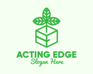 Green Plant Box logo design