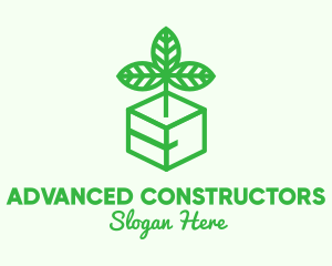 Green Plant Box logo design