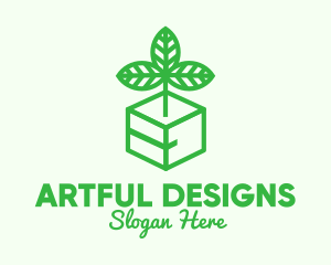 Green Plant Box logo design