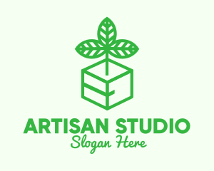 Green Plant Box logo design