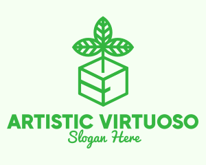 Green Plant Box logo design