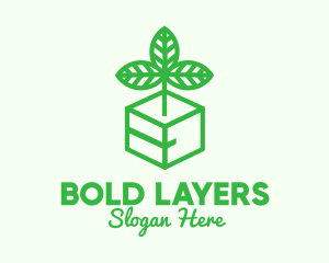 Green Plant Box logo design